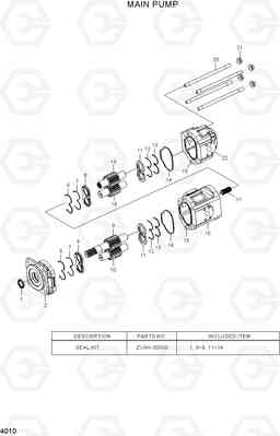 4010 MAIN PUMP HL740TM-7A, Hyundai