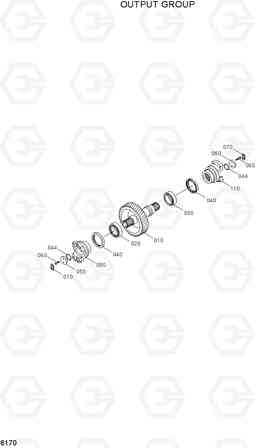 6170 OUTPUT GROUP HL740TM-7A, Hyundai