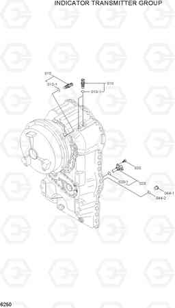 6250 INDICATOR TRANSMITTER GROUP HL740TM-7A, Hyundai