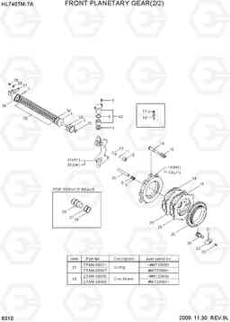 6310 FRONT PLANETARY GEAR(2/2) HL740TM-7A, Hyundai