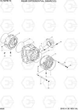 6320 REAR DIFFERENTIAL GEAR(1/2) HL740TM-7A, Hyundai