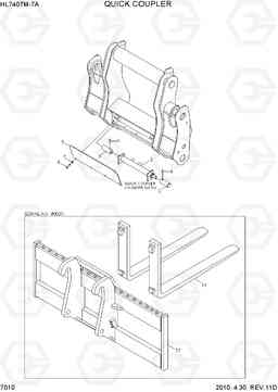 7010 QUICK COUPLER HL740TM-7A, Hyundai