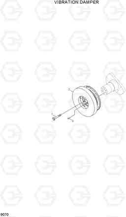 9070 VIBRATION DAMPER HL740TM-7A, Hyundai