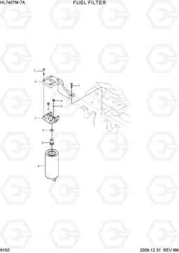 9150 FUEL FILTER HL740TM-7A, Hyundai