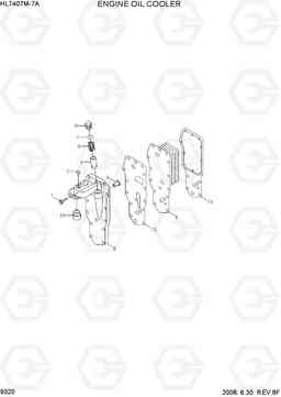 9320 ENGINE OIL COOLER HL740TM-7A, Hyundai