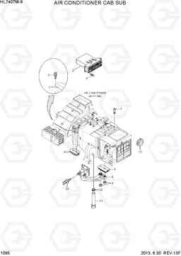 1095 AIR CONDITIONER CABIN SUB HL740TM-9, Hyundai