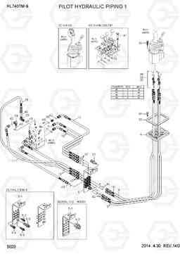 3020 PILOT HYDRAULIC PIPING 1 HL740TM-9, Hyundai