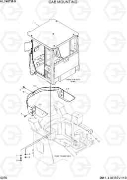 5070 CAB MOUNTING HL740TM-9, Hyundai