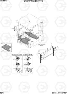 5075 CAB OPTION PARTS HL740TM-9, Hyundai