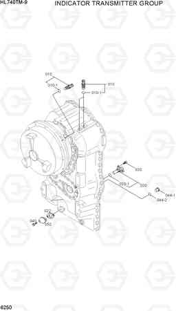 6250 INDICATOR TRANSMITTER GROUP HL740TM-9, Hyundai