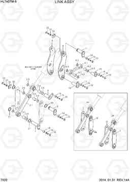 7020 LINK ASSY HL740TM-9, Hyundai