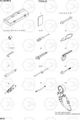8010 TOOLS HL740TM-9, Hyundai