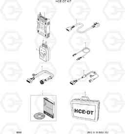 8050 HCE-DT KIT HL740TM-9, Hyundai