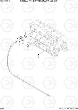 9060 COOLANT HEATER STARING AID HL740TM-9, Hyundai