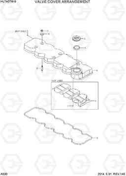 A530 VALVE COVER ARRANGEMENT HL740TM-9, Hyundai