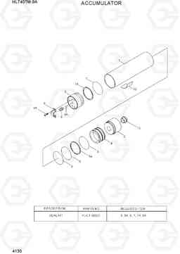 4130 ACCUMULATOR HL740TM-9A, Hyundai