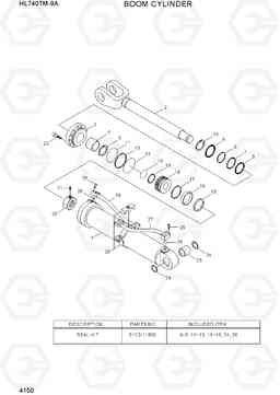 4150 BOOM CYLINDER HL740TM-9A, Hyundai