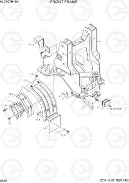 5010 FRONT FRAME HL740TM-9A, Hyundai