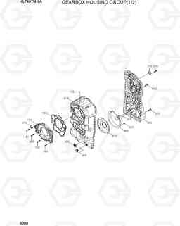 6090 GEARBOX HOUSING GROUP(1/2) HL740TM-9A, Hyundai