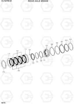 6470 REAR AXLE BRAKE HL740TM-9A, Hyundai