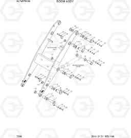 7030 BOOM ASSY HL740TM-9A, Hyundai