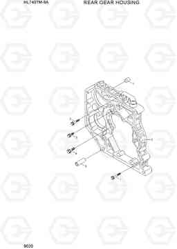 9020 REAR GEAR HOUSING HL740TM-9A, Hyundai