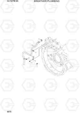 9070 BREATHER PLUMBING HL740TM-9A, Hyundai