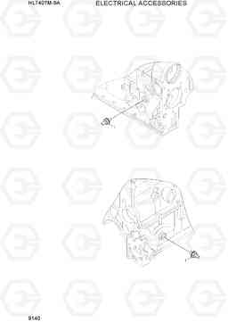9140 ELECTRICAL ACCESSORIES HL740TM-9A, Hyundai