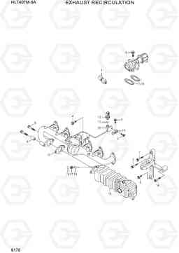 9170 EXHAUST RECIRCULATION HL740TM-9A, Hyundai