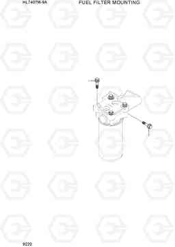 9220 FUEL FILTER MOUNTING HL740TM-9A, Hyundai