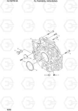 9250 FLYWHEEL HOUSING HL740TM-9A, Hyundai