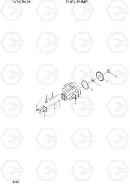9280 FUEL PUMP HL740TM-9A, Hyundai