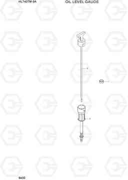 9400 OIL LEVEL GAUGE HL740TM-9A, Hyundai