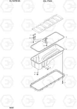 9430 OIL PAN HL740TM-9A, Hyundai