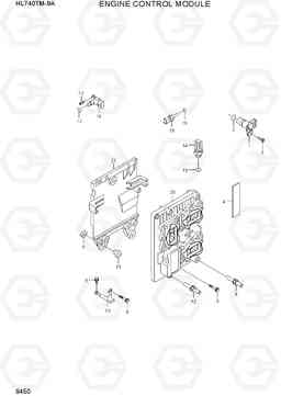 9450 ENGINE CONTROL MODULE HL740TM-9A, Hyundai