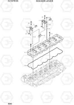 9540 ROCKER LEVER HL740TM-9A, Hyundai