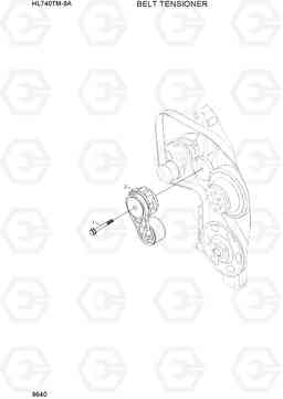 9640 BELT TENSIONER HL740TM-9A, Hyundai