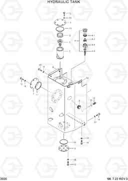 2020 HYDRAULIC TANK HL750(-#1000), Hyundai