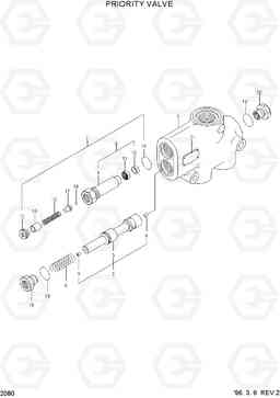 2080 PRIORITY VALVE HL750(-#1000), Hyundai