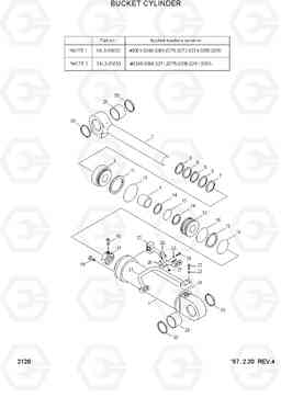 2120 BUCKET CYLINDER HL750(-#1000), Hyundai