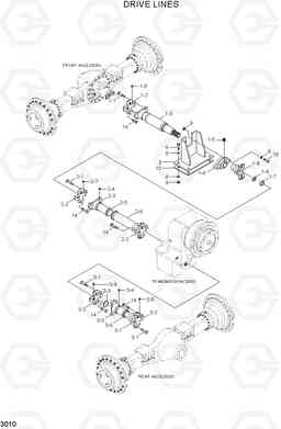 3010 DRIVE LINES HL750(-#1000), Hyundai