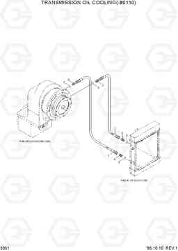 3051 TRANSMISSION OIL COOLING(-#0110) HL750(-#1000), Hyundai