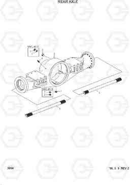 3064 REAR AXLE HL750(-#1000), Hyundai