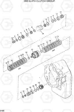 3190 3RD & 4TH CLUTCH GROUP HL750(-#1000), Hyundai