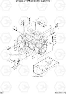 4050 ENGINE & TRANSMISSION ELECTRIC HL750(-#1000), Hyundai