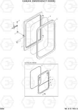 5054 CAB(4/4,EMERGENCY DOOR) HL750(-#1000), Hyundai