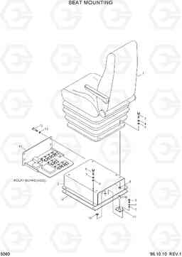 5060 SEAT MOUNTING HL750(-#1000), Hyundai