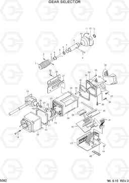 5092 GEAR SELECOTR HL750(-#1000), Hyundai