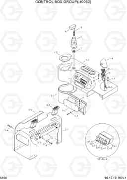 5100 CONTROL BOX GROUP(-#0062) HL750(-#1000), Hyundai