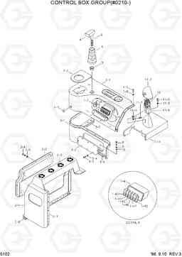 5102 CONTROL BOX GROUP(#0210-) HL750(-#1000), Hyundai